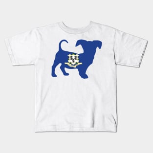 Chiweenie Dog Lover Connecticut Flag Kids T-Shirt